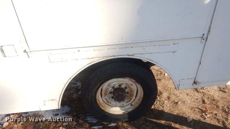 image for item HQ9554 Utility bed trailer with Ditch Witch vibratory plow