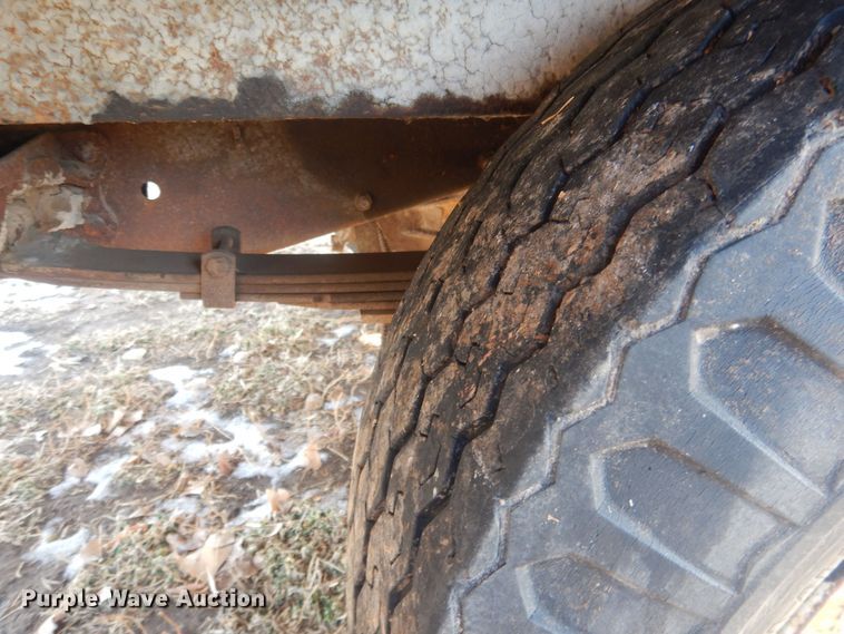 image for item HQ9554 Utility bed trailer with Ditch Witch vibratory plow