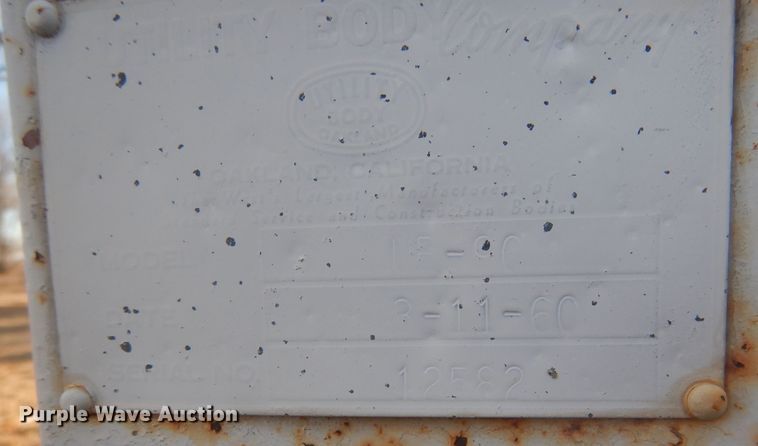 image for item HQ9554 Utility bed trailer with Ditch Witch vibratory plow