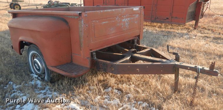 image for item HQ9560 Pickup truck bed trailer