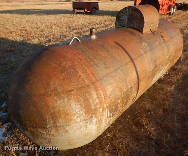 image for item HQ9561 1950 McNamar Boiler & Tank Co  propane tank