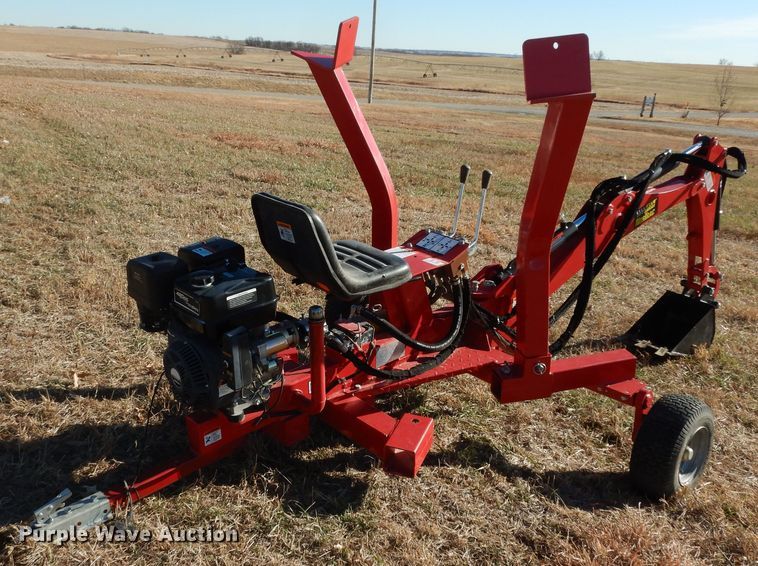 image for item IE9961 2021 Nortrac Mini Trencher  towable mini backhoe
