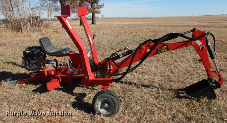 image for item IE9961 2021 Nortrac Mini Trencher  towable mini backhoe