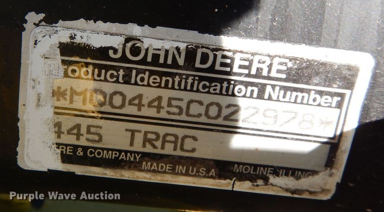 image for item IE9978 John Deere 445  lawn mower