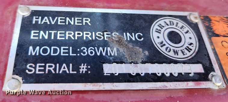 image for item JB9680 Bradley Brush Buster  brush mower