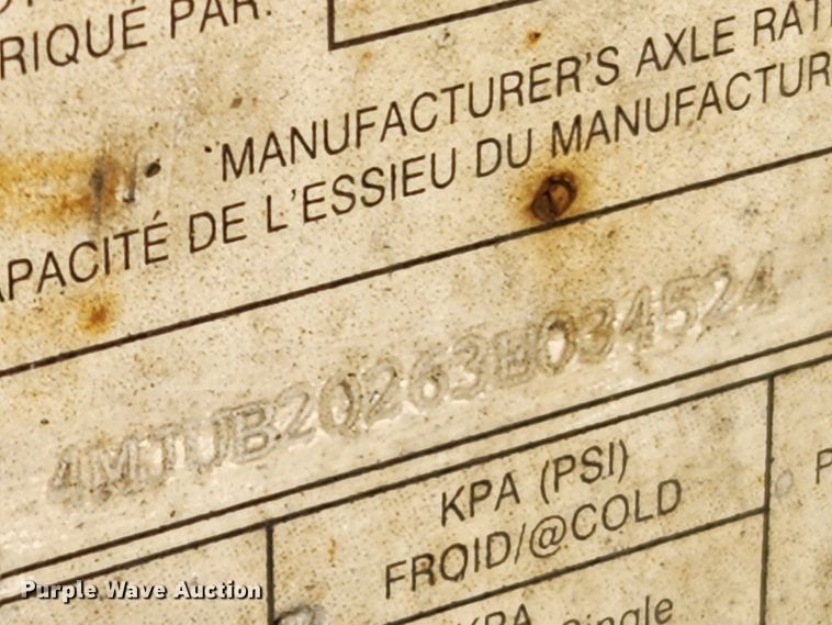 image for item JB9686 2003 Cornelius UT-20H  equipment trailer