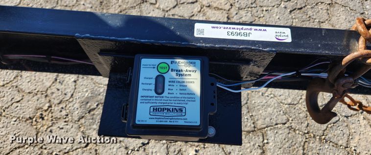 image for item JB9693 2005 Shop built  equipment trailer