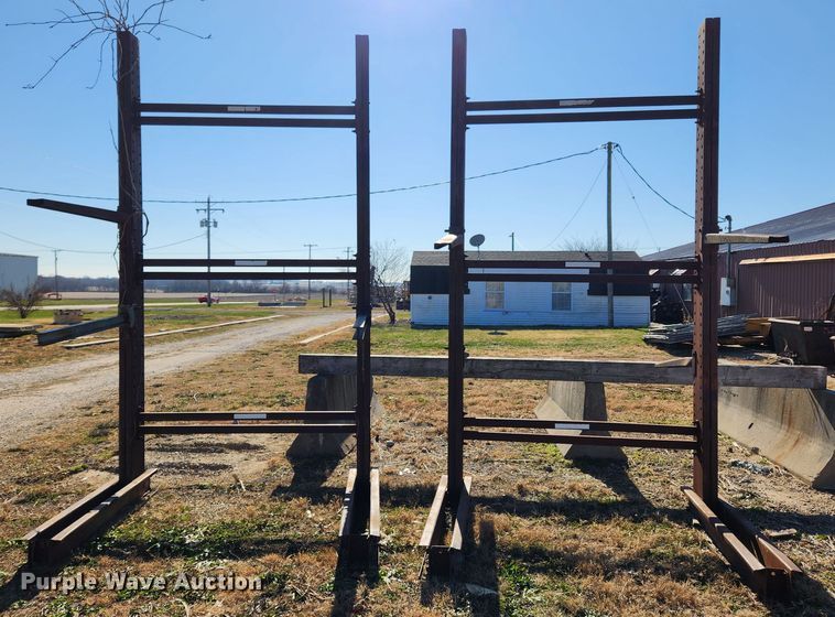 image for item JB9714 (3) metal storage racks