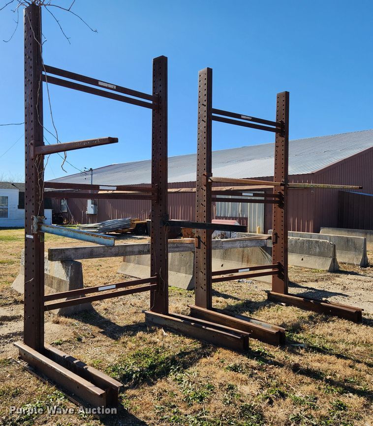 image for item JB9714 (3) metal storage racks