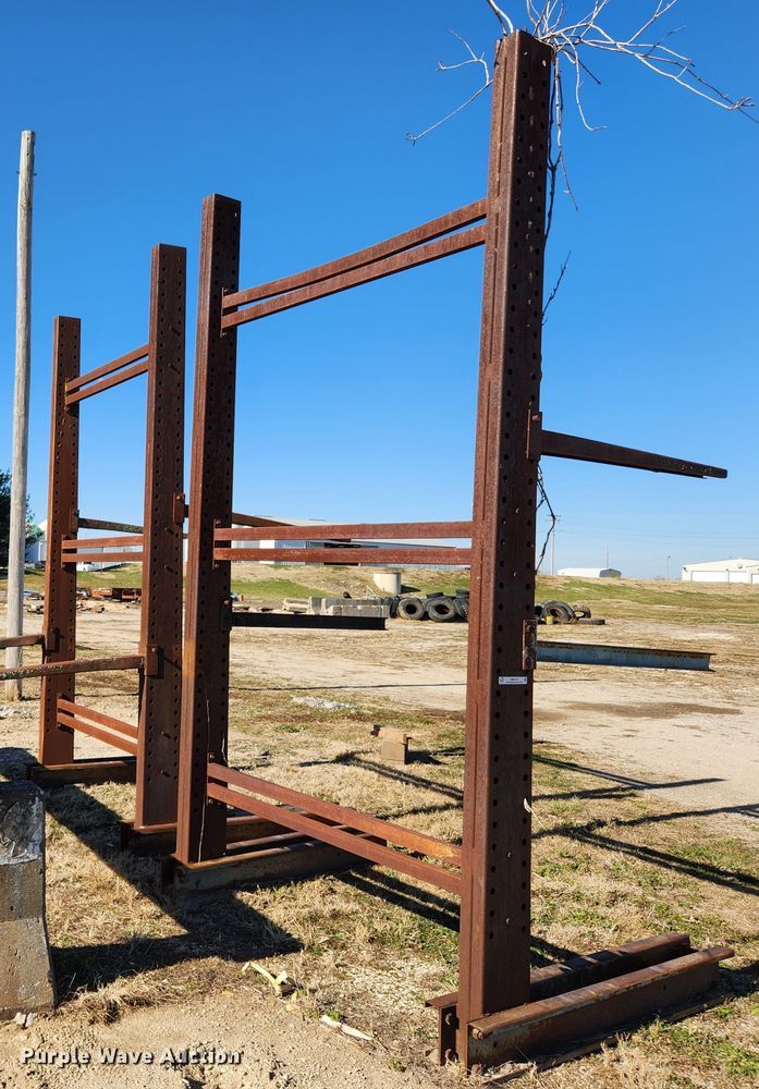 image for item JB9714 (3) metal storage racks