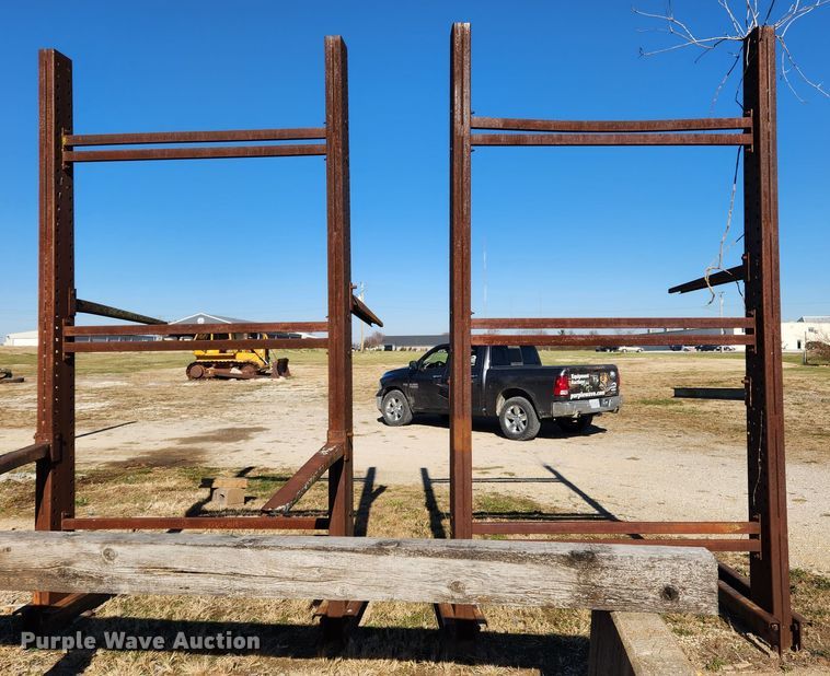 image for item JB9714 (3) metal storage racks