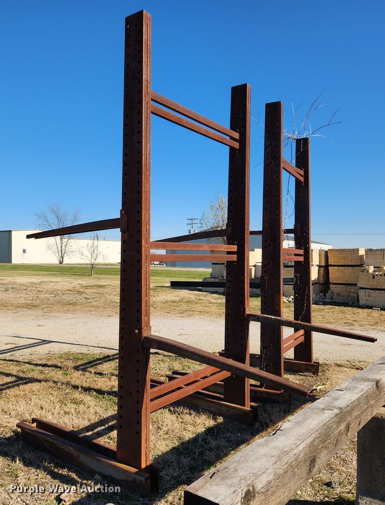 image for item JB9714 (3) metal storage racks