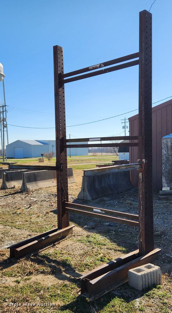 image for item JB9714 (3) metal storage racks