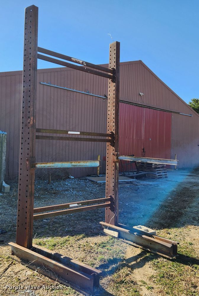 image for item JB9714 (3) metal storage racks