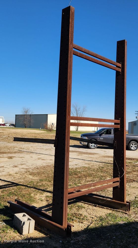 image for item JB9714 (3) metal storage racks