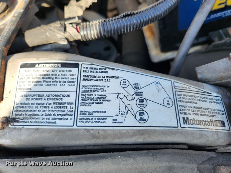 image for item JB9725 1999 Ford F550 Super Duty  box truck