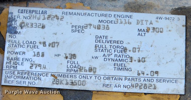 image for item JB9730 1990 GMC TopKick C6000  flatbed truck