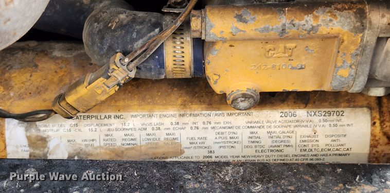 image for item JB9753 2007 Western Star 4900FA  dump truck