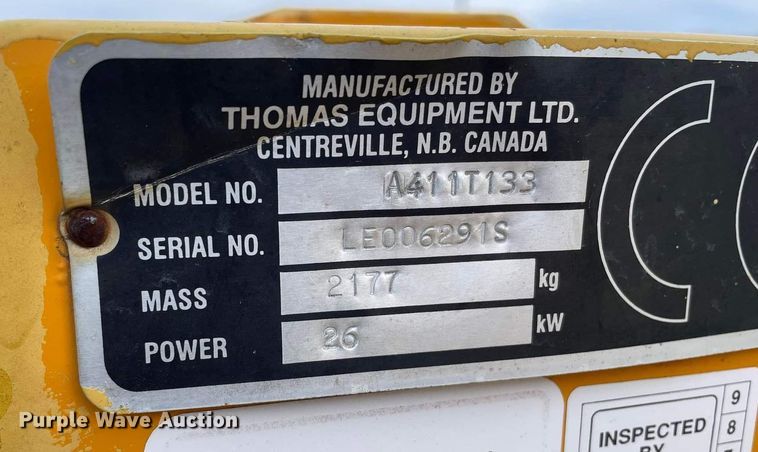 image for item JC9951 1994 Thomas T133S  skid steer loader