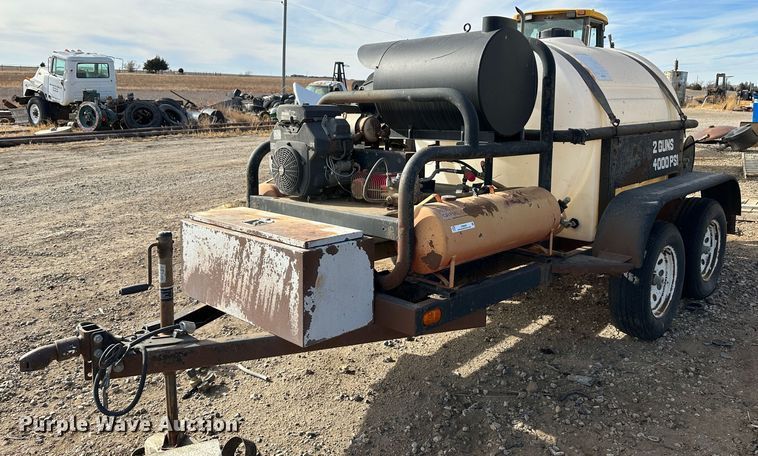 image for item JD9669 Shop built  pressure washer trailer