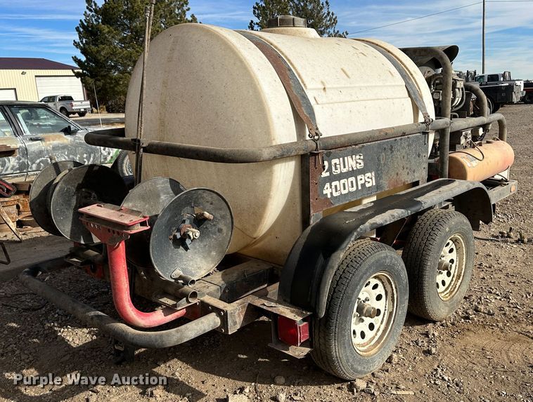 image for item JD9669 Shop built  pressure washer trailer