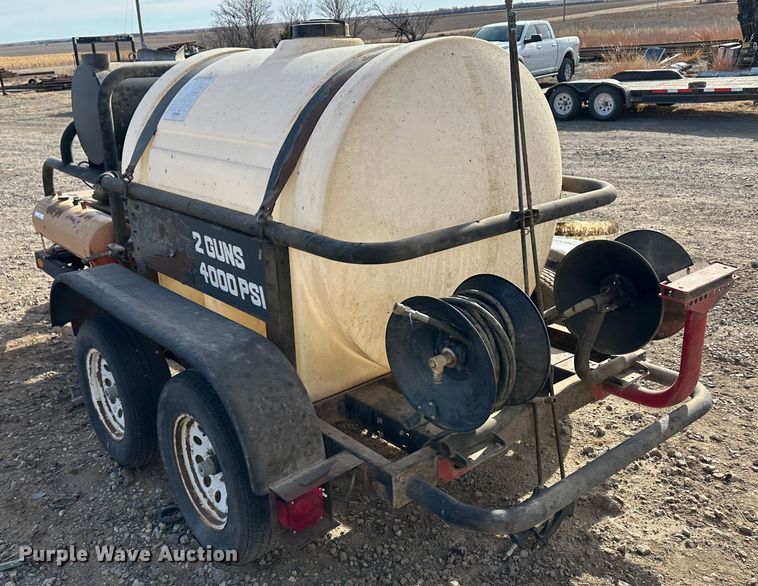 image for item JD9669 Shop built  pressure washer trailer