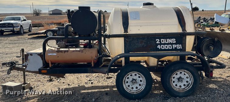 image for item JD9669 Shop built  pressure washer trailer