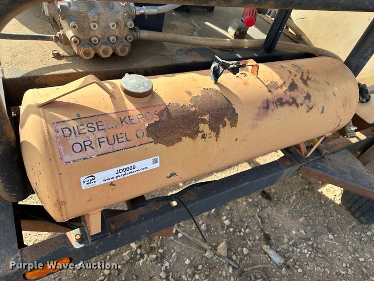 image for item JD9669 Shop built  pressure washer trailer