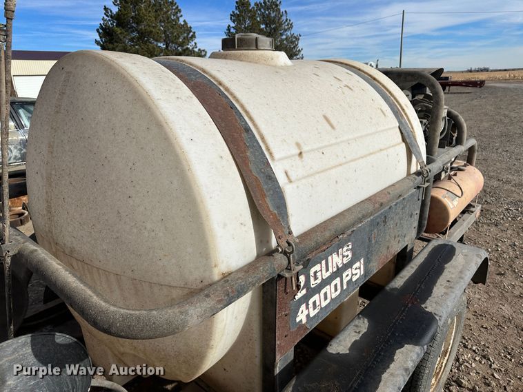 image for item JD9669 Shop built  pressure washer trailer