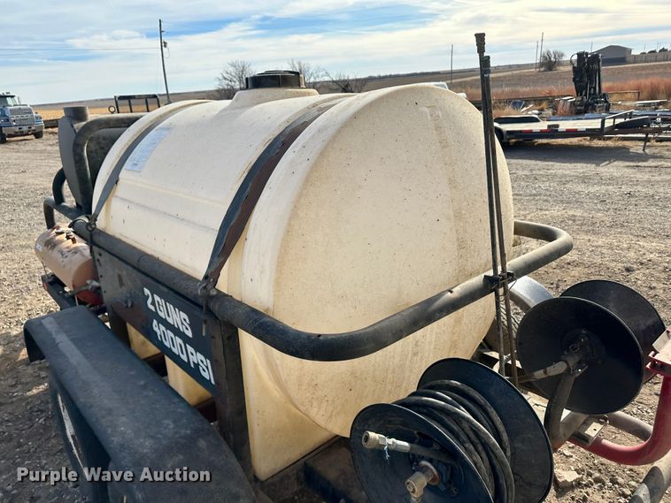 image for item JD9669 Shop built  pressure washer trailer