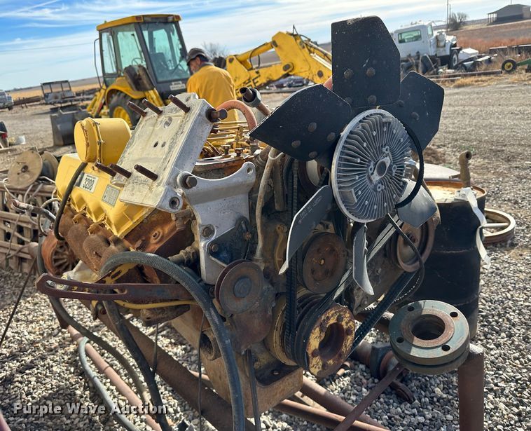 image for item JD9670 Caterpillar 3208  eight cylinder diesel engine