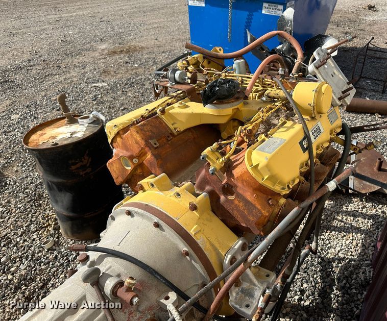 image for item JD9670 Caterpillar 3208  eight cylinder diesel engine