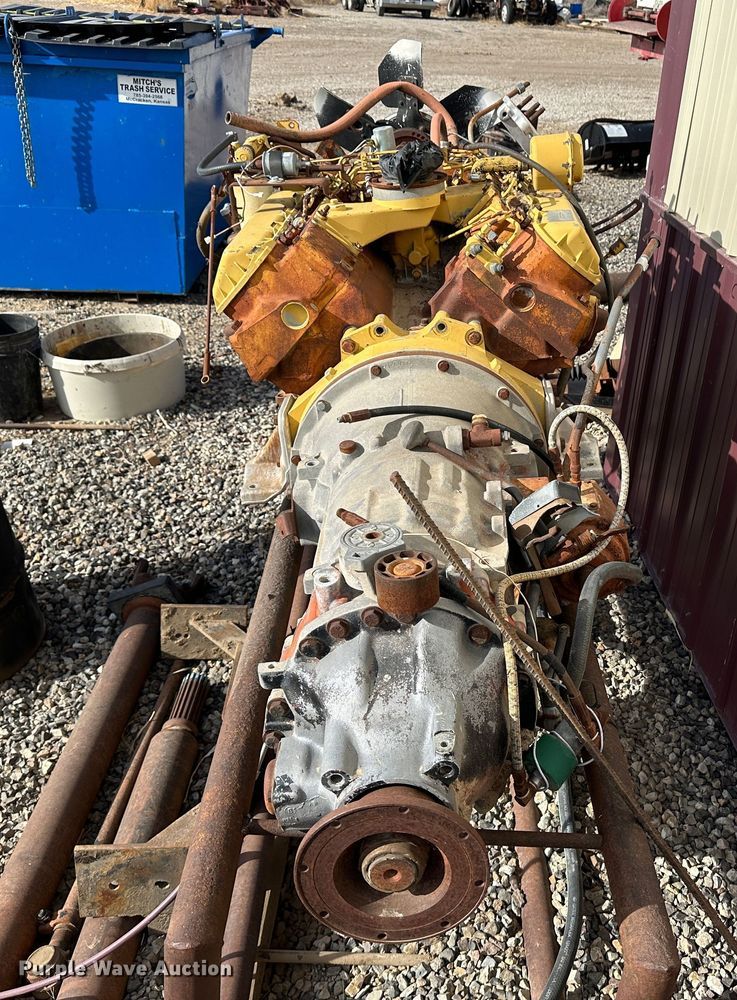 image for item JD9670 Caterpillar 3208  eight cylinder diesel engine