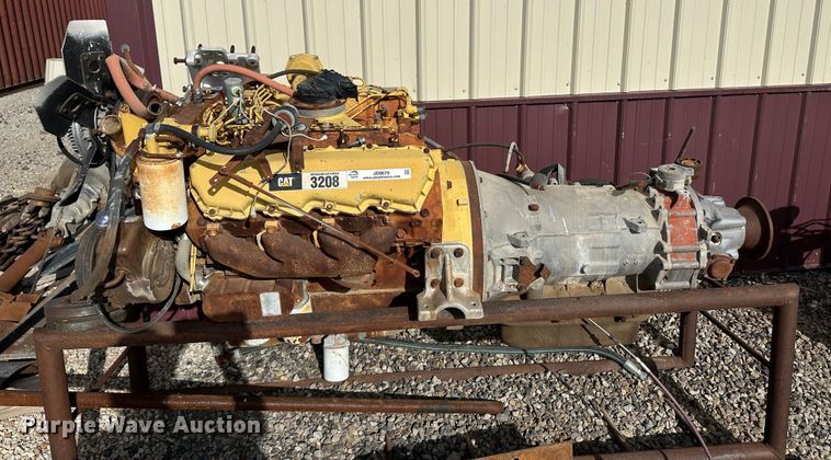 image for item JD9670 Caterpillar 3208  eight cylinder diesel engine