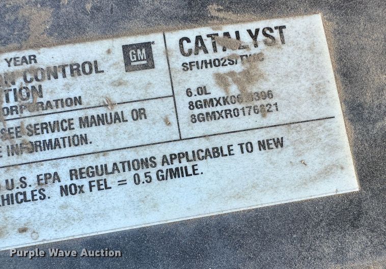 image for item JD9679 2008 Chevrolet Silverado 2500HD  Crew Cab pickup truck