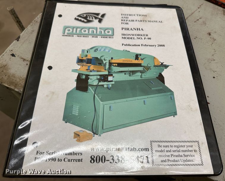 image for item JD9715 Piranha P90  iron worker