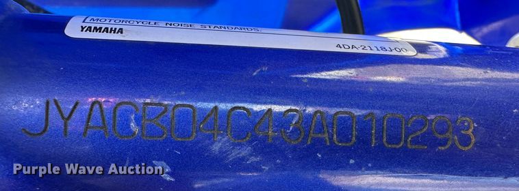 image for item JD9727 2003 Yamaha YZ85  motorcycle