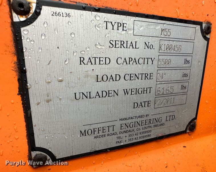 image for item JD9731 2011 Moffett M55  forklift