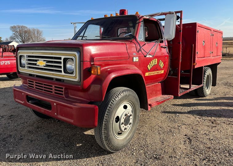 image for item JD9740 1982 Chevrolet C60  fire truck
