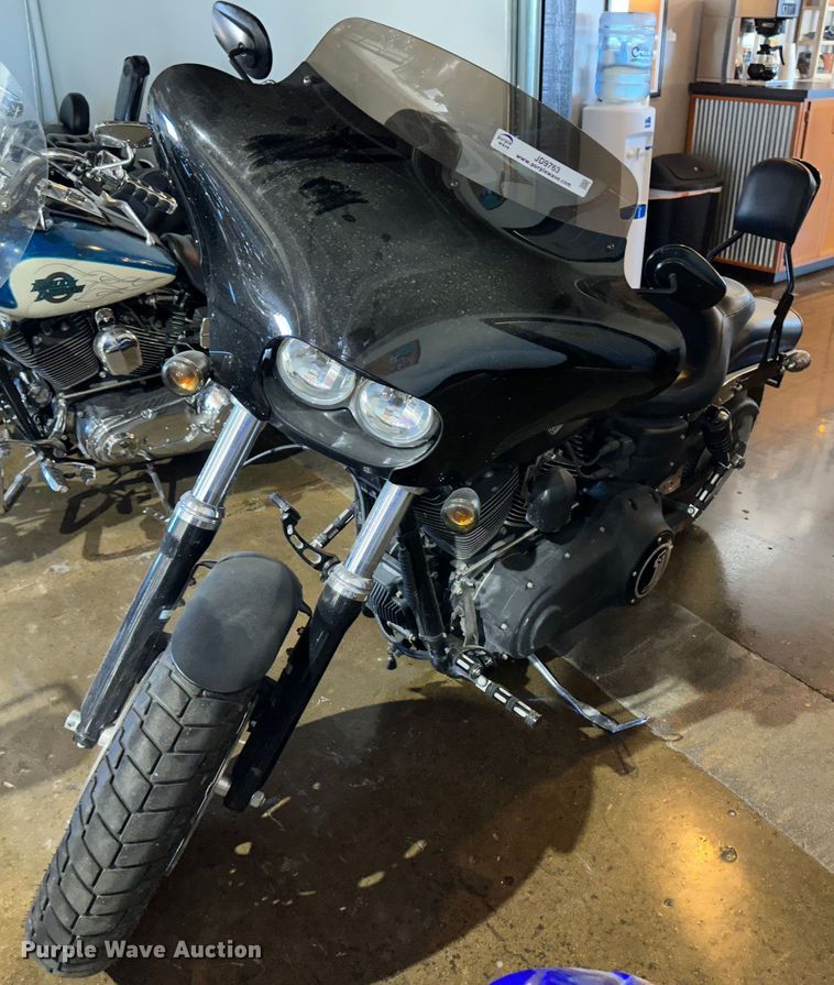 image for item JD9763 2010 Harley Davidson Dyna Fat Bob  motorcycle