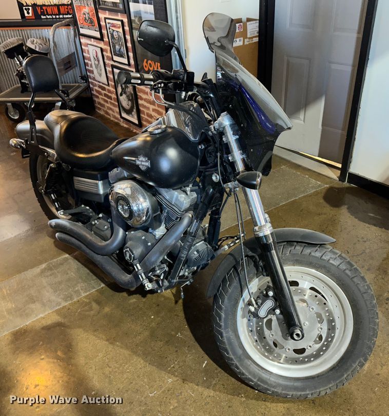 image for item JD9763 2010 Harley Davidson Dyna Fat Bob  motorcycle