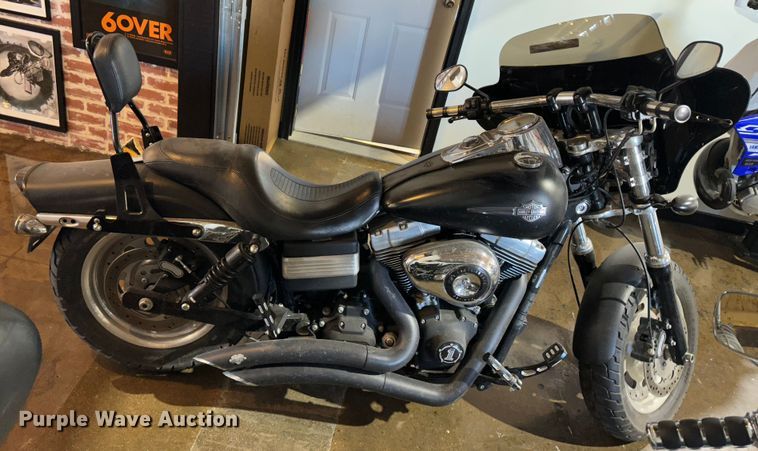 image for item JD9763 2010 Harley Davidson Dyna Fat Bob  motorcycle