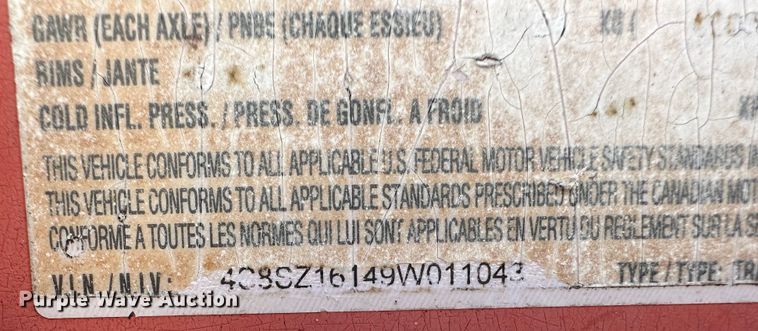 image for item JD9783 2009 Morbark  wood chipper