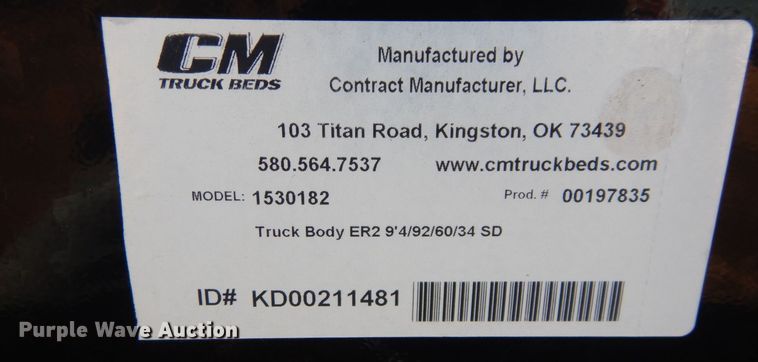 image for item JK9072 Cm Truck Beds 1530182  flatbed