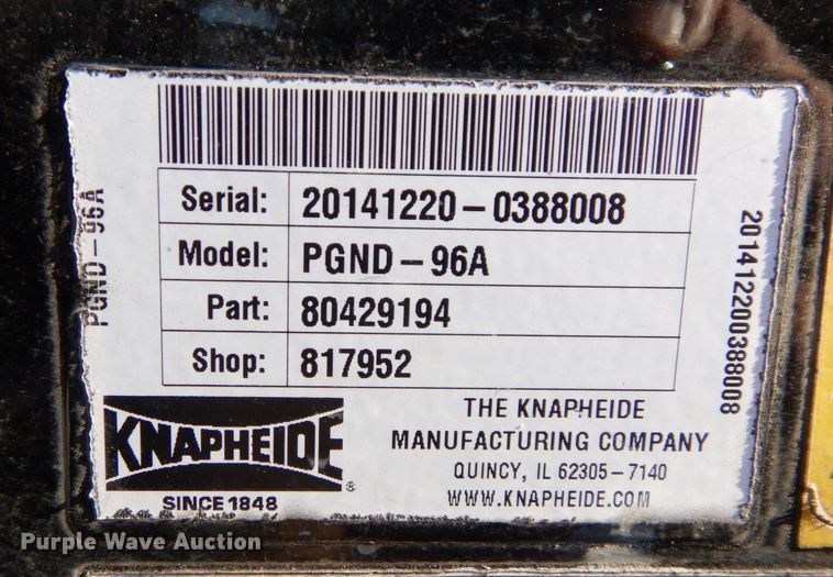 image for item JK9073 Knapheide PGND-96A  utility bed