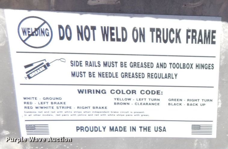 image for item JK9082 Bradford Built  flatbed