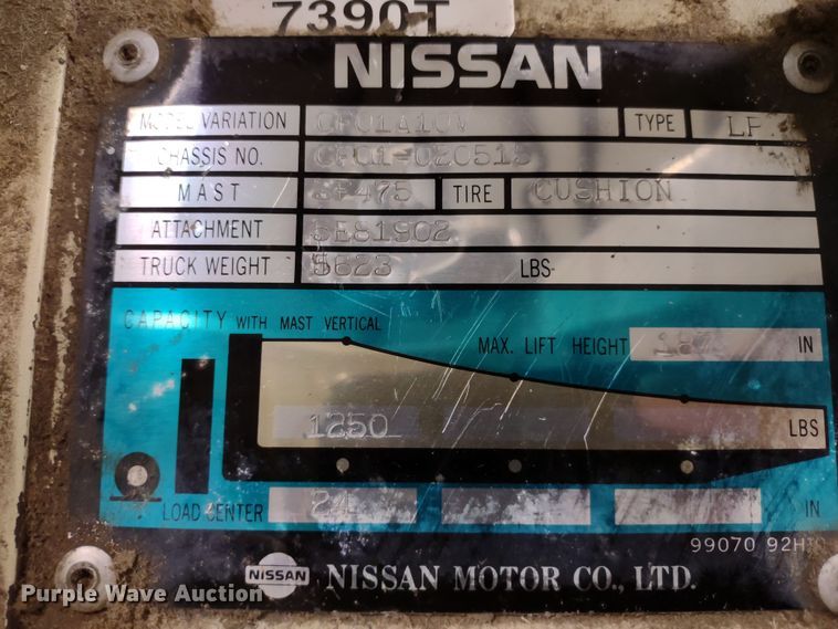 image for item JK9104 Datsun CF01 LP  forklift