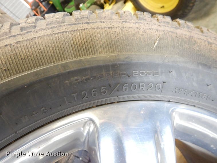 image for item JK9126 (4) LT265/60R20 Goodyear Wrangler SR-A