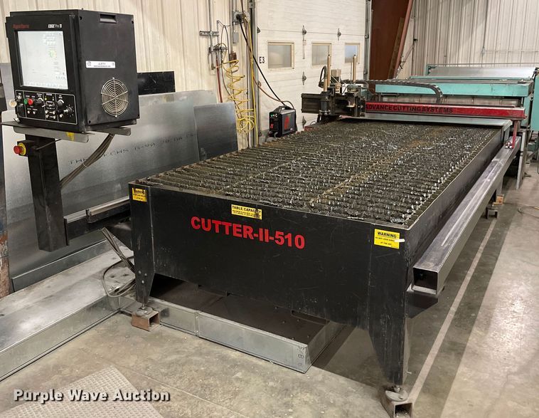 image for item JL9751 2015 Advanced Cutting Systems Cutter II 510  plasma cutter table