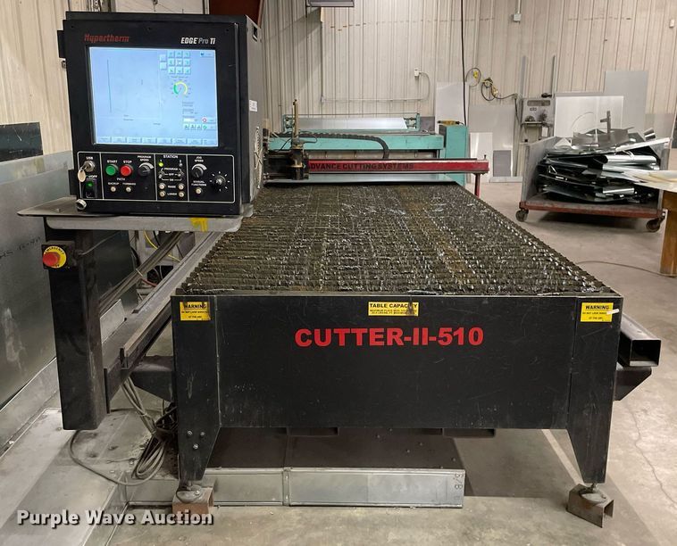 image for item JL9751 2015 Advanced Cutting Systems Cutter II 510  plasma cutter table